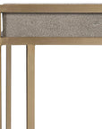 Cardew - Modern Console Table - Silver & Gold