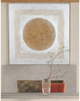 Central Canvas Art - Beige