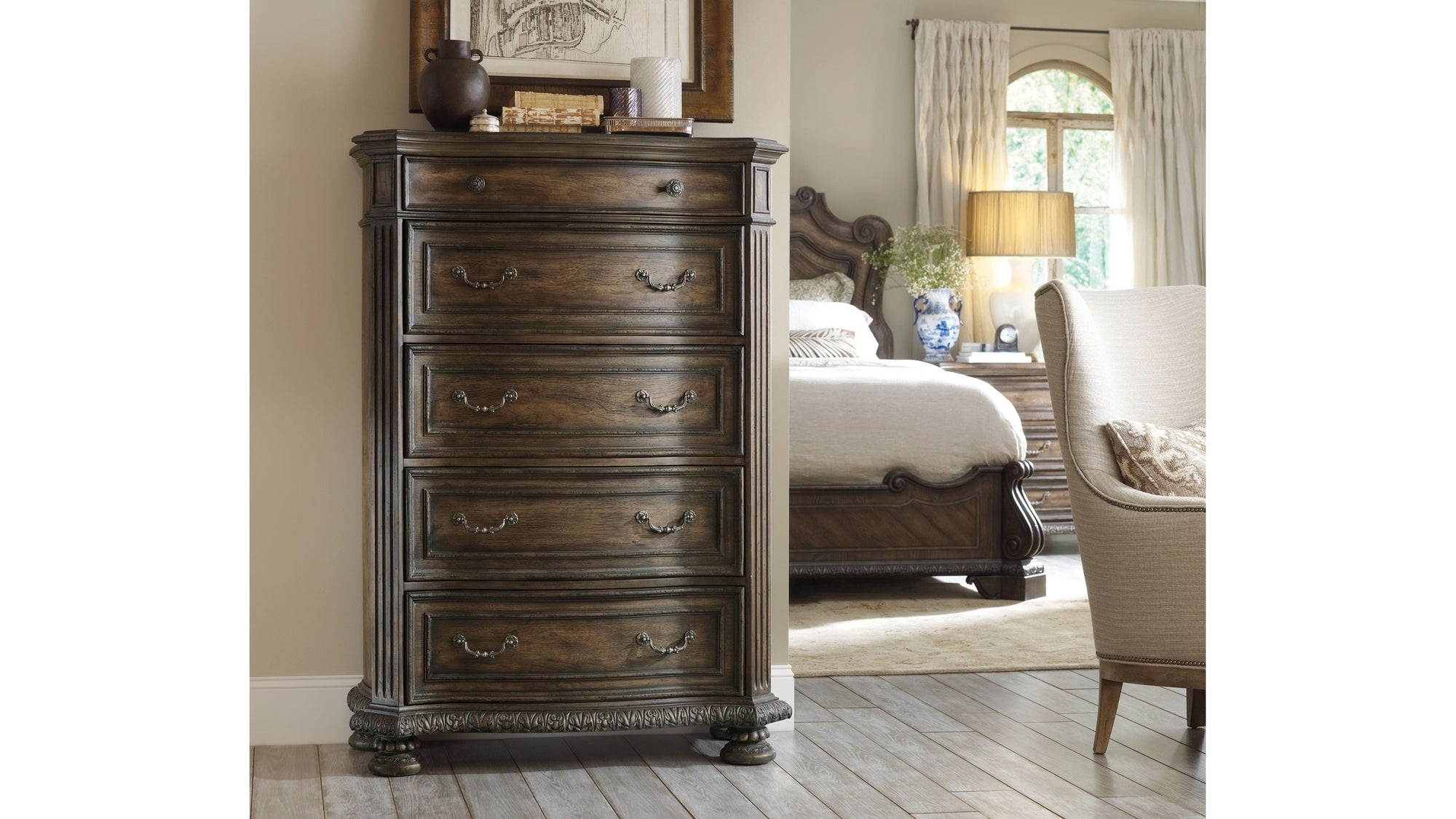 Rhapsody - 5-Drawer Chest - Dark Brown