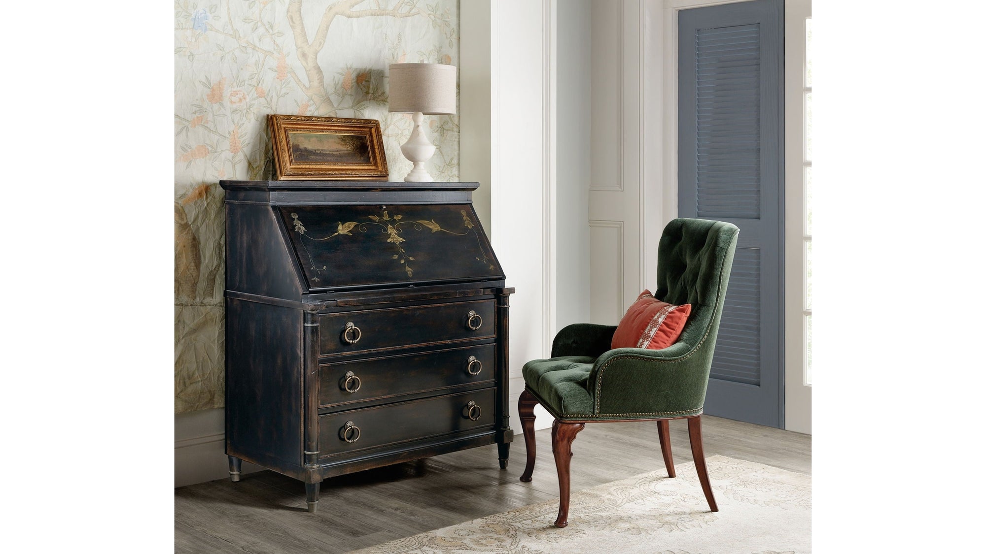 Charleston - Host Chair Set of 2 - Green