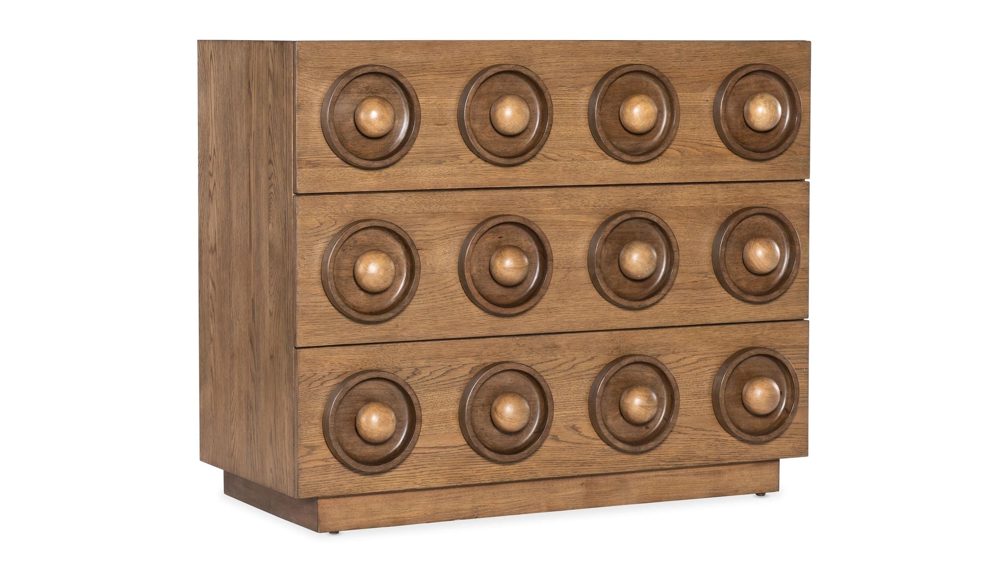 Commerce And Market - Knobby 3-Drawer Accent Chest - Light Brown