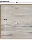 Trance - Hand Painted Abstract Art - Brown / Gray / White / Woodtone