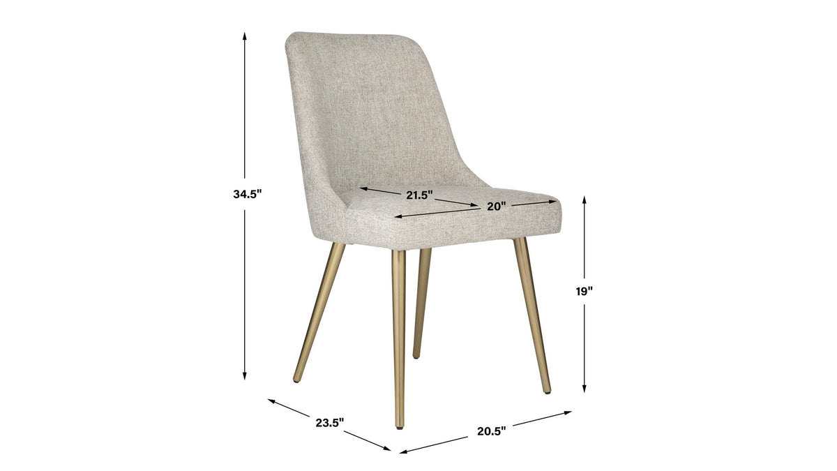 Bramwell - Dining Chair - Gray