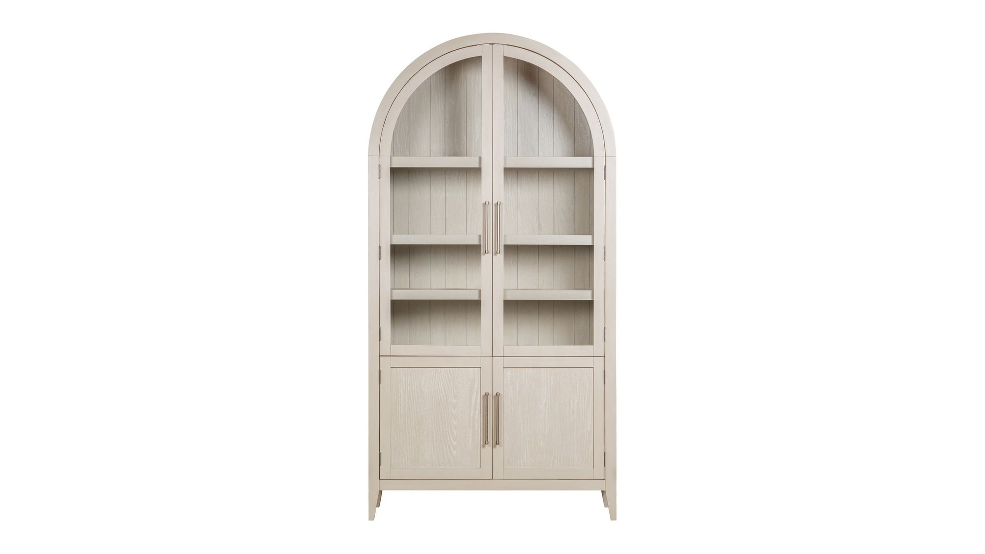 Fynn - Display Cabinet - Light Gray Oak