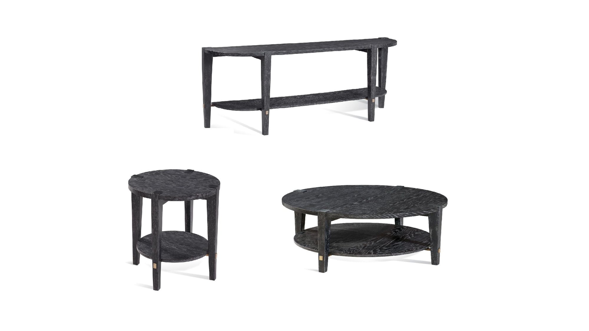 Whitfield - Round End Table - Black