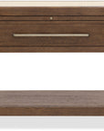 Driftwood - One-Drawer Nightstand With Stone