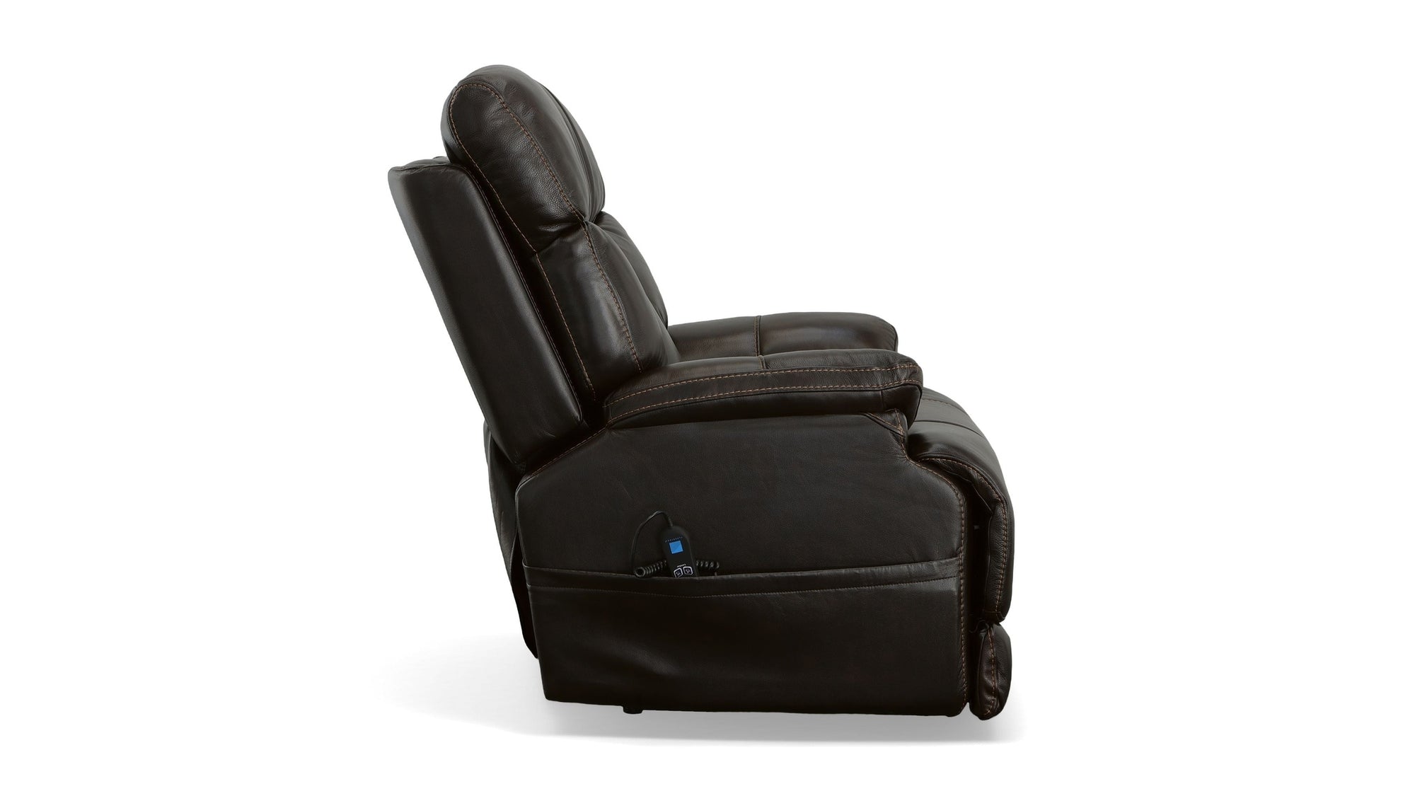 Clive - Power Recliner With Power Headrest & Lumbar - Black