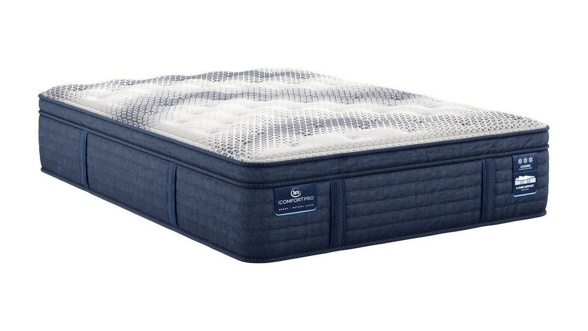 iComfortPro - 16" Buckingham Latex Foam Plush Pillow Top Mattress