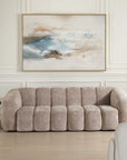 Modella - Upholstered Chenille Sofa - Brown