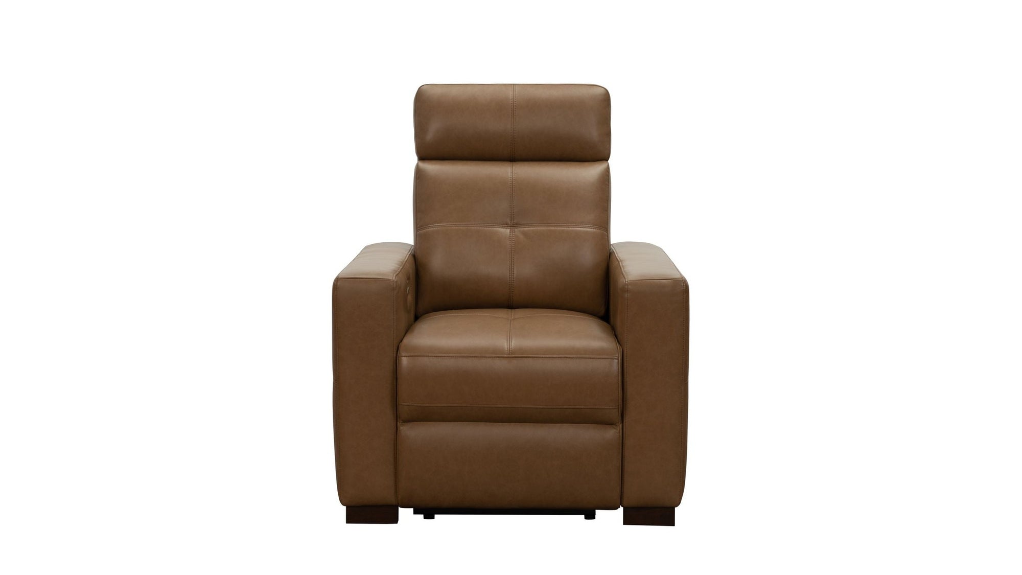 Cara - Power Recliner With Power Headrest And Power Lumbar - Light Brown