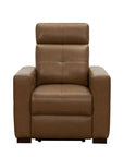 Cara - Power Recliner With Power Headrest And Power Lumbar - Light Brown