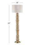 Helford - Floor Lamp - Light Brown / White