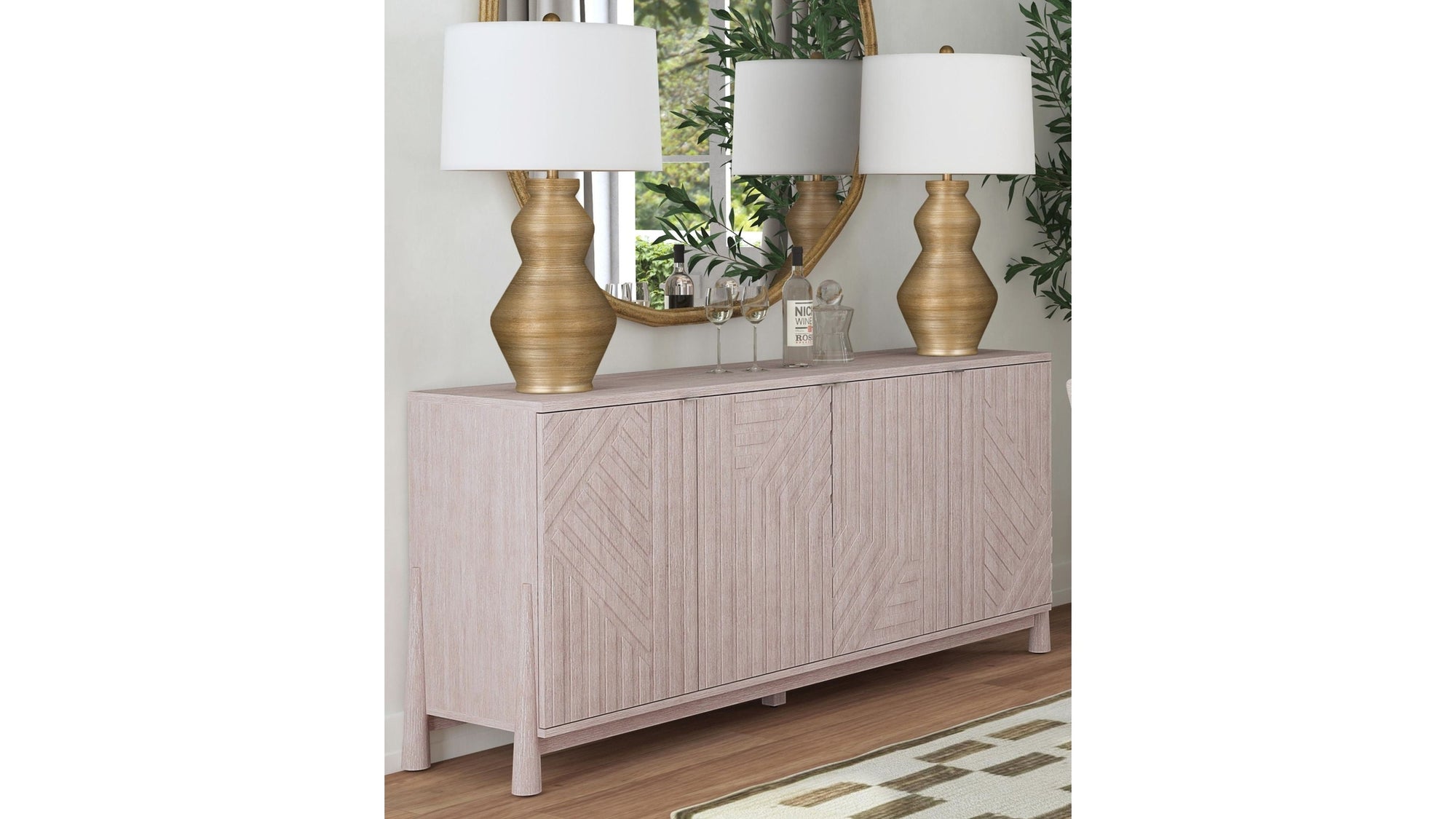 Horizons - Server - Cerused White Oak