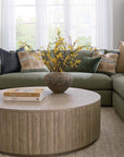 Andora Round Plinth Cocktail Table