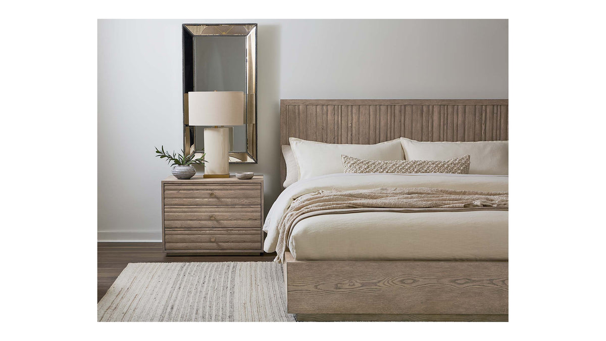Andora Weathered Natural Panel Bed