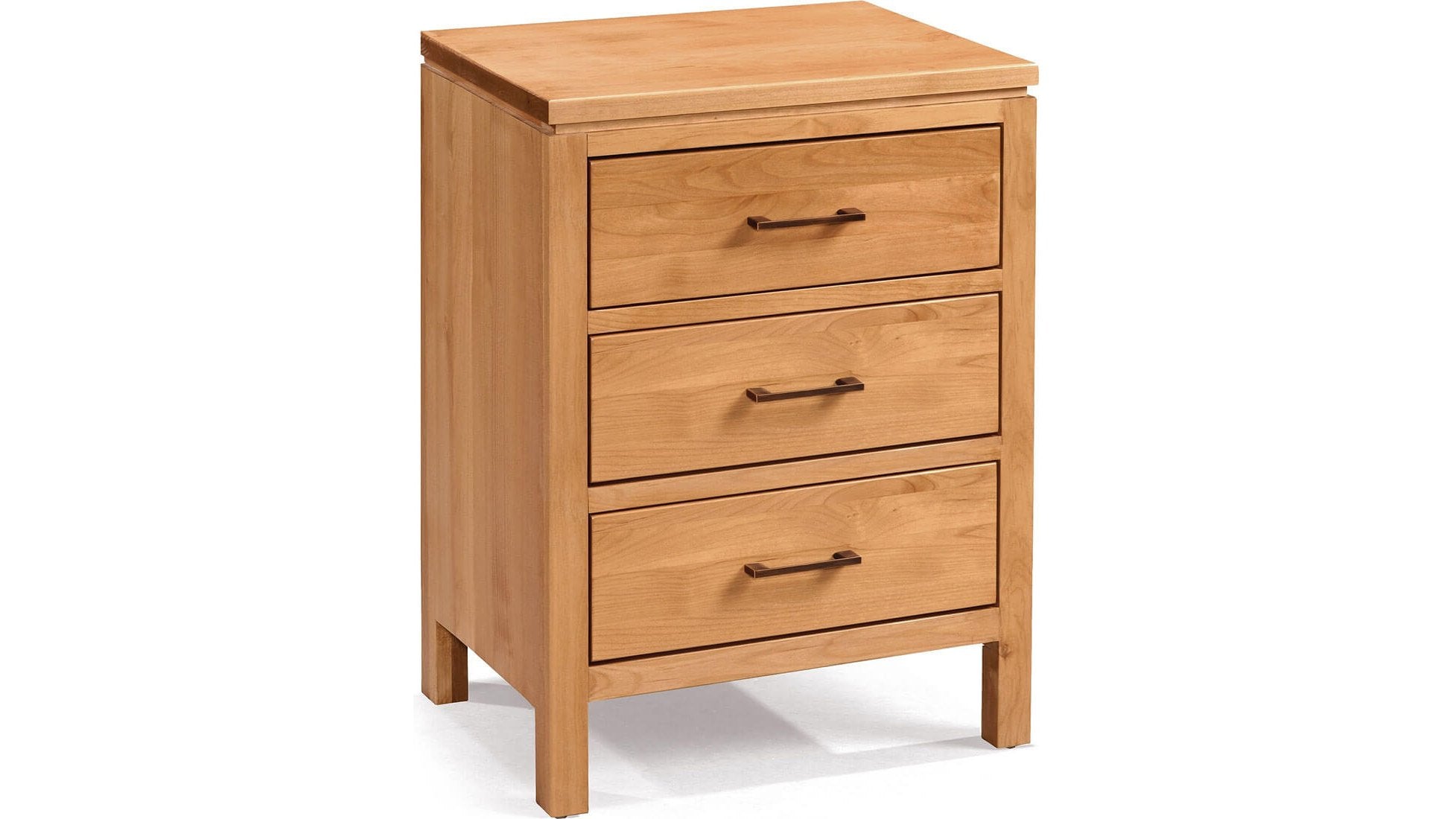 2 West 3 Drawer Wide Nightstand