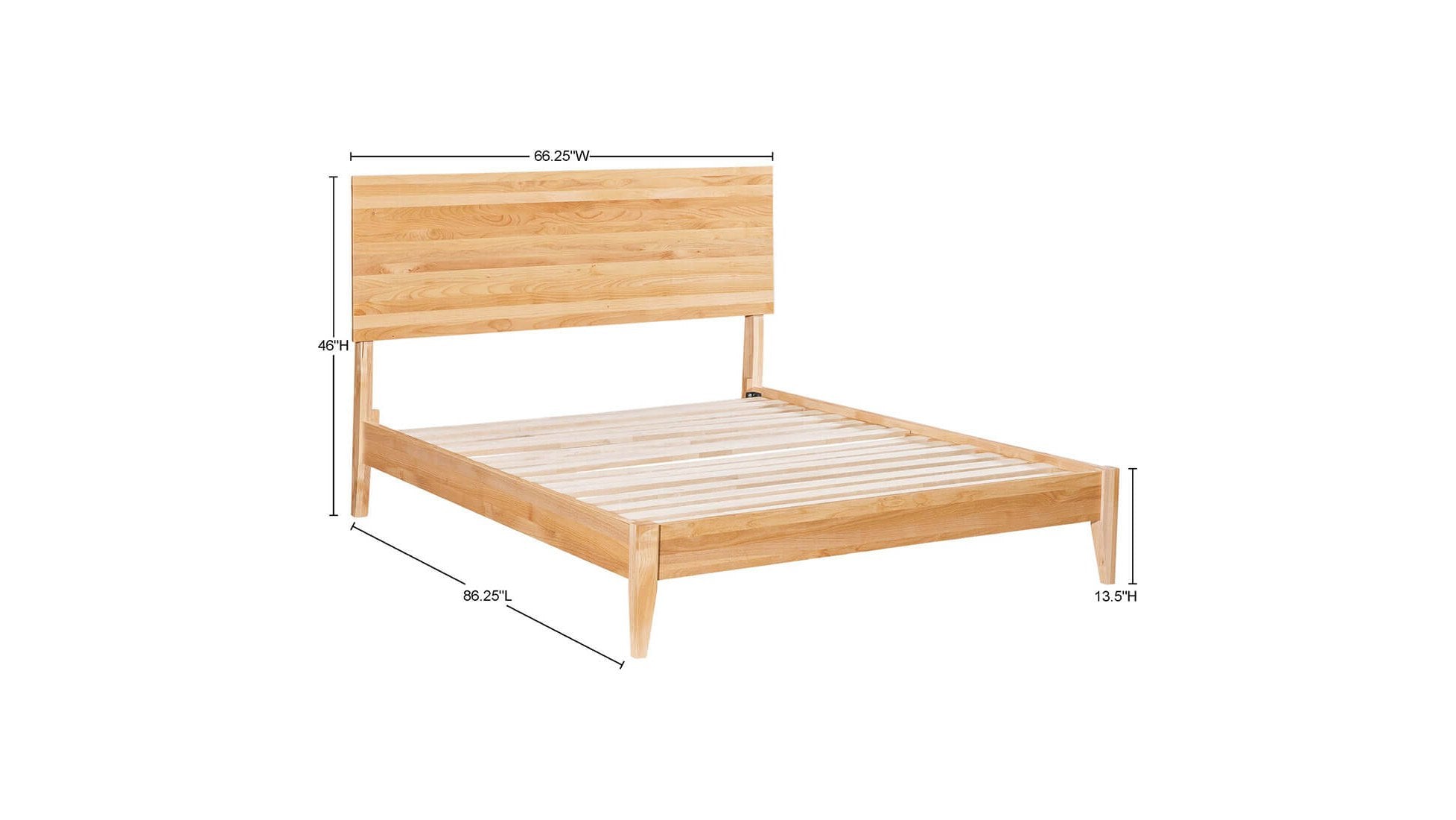 2 West Modern Platform Queen Bed
