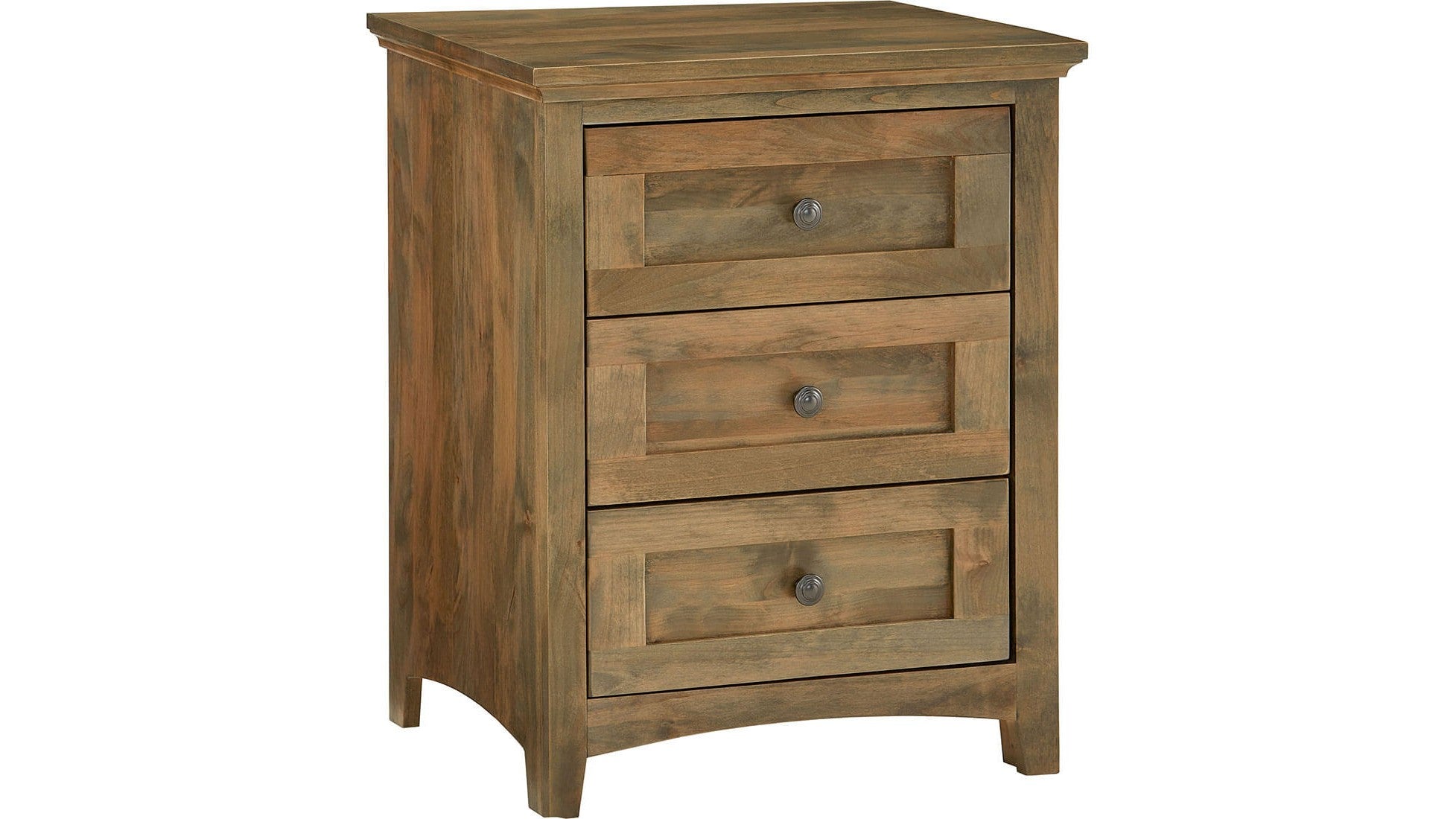 Emmerson 3 Drawer Wide Nightstand