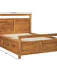 Emmerson Bed - Storage Pedestals