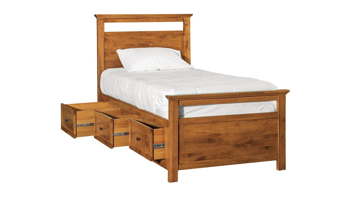 Emmerson Bed - Storage Pedestals