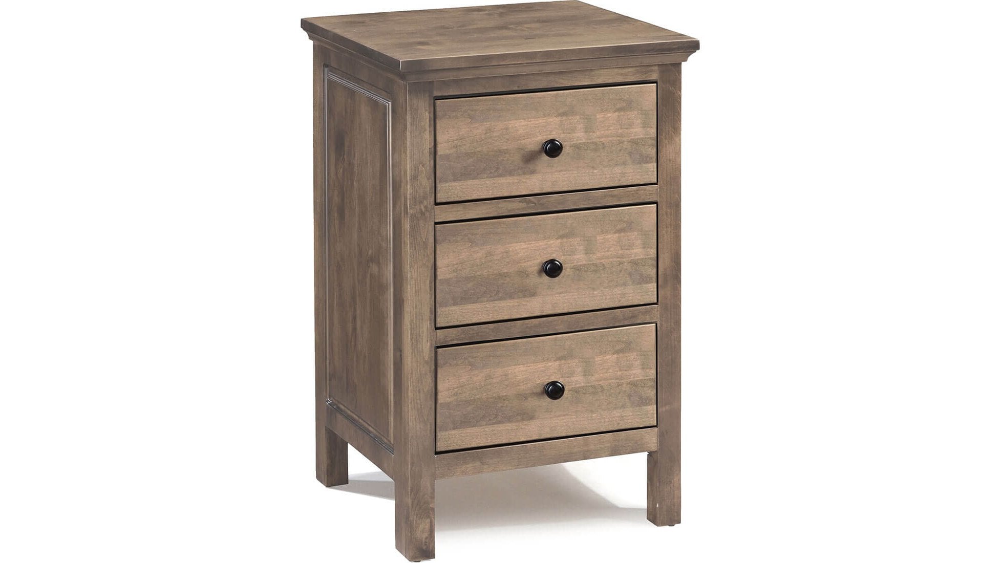 Heritage 3 Drawer Nightstand
