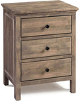 Heritage 3 Drawer Wide Nightstand