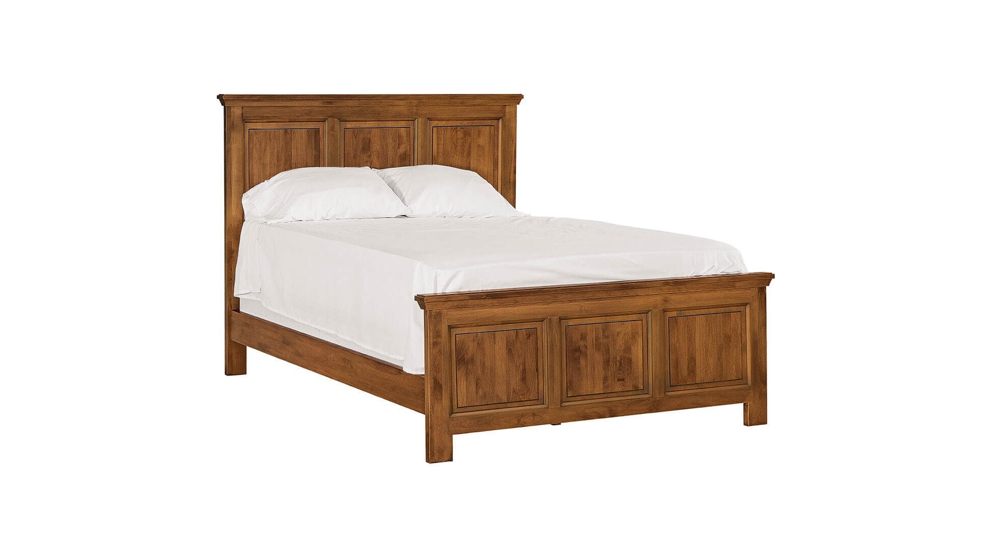 Heritage Raised Panel Queen Bed with Tall Footboard