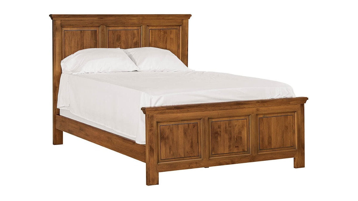 Heritage Raised Panel Queen Bed with Tall Footboard