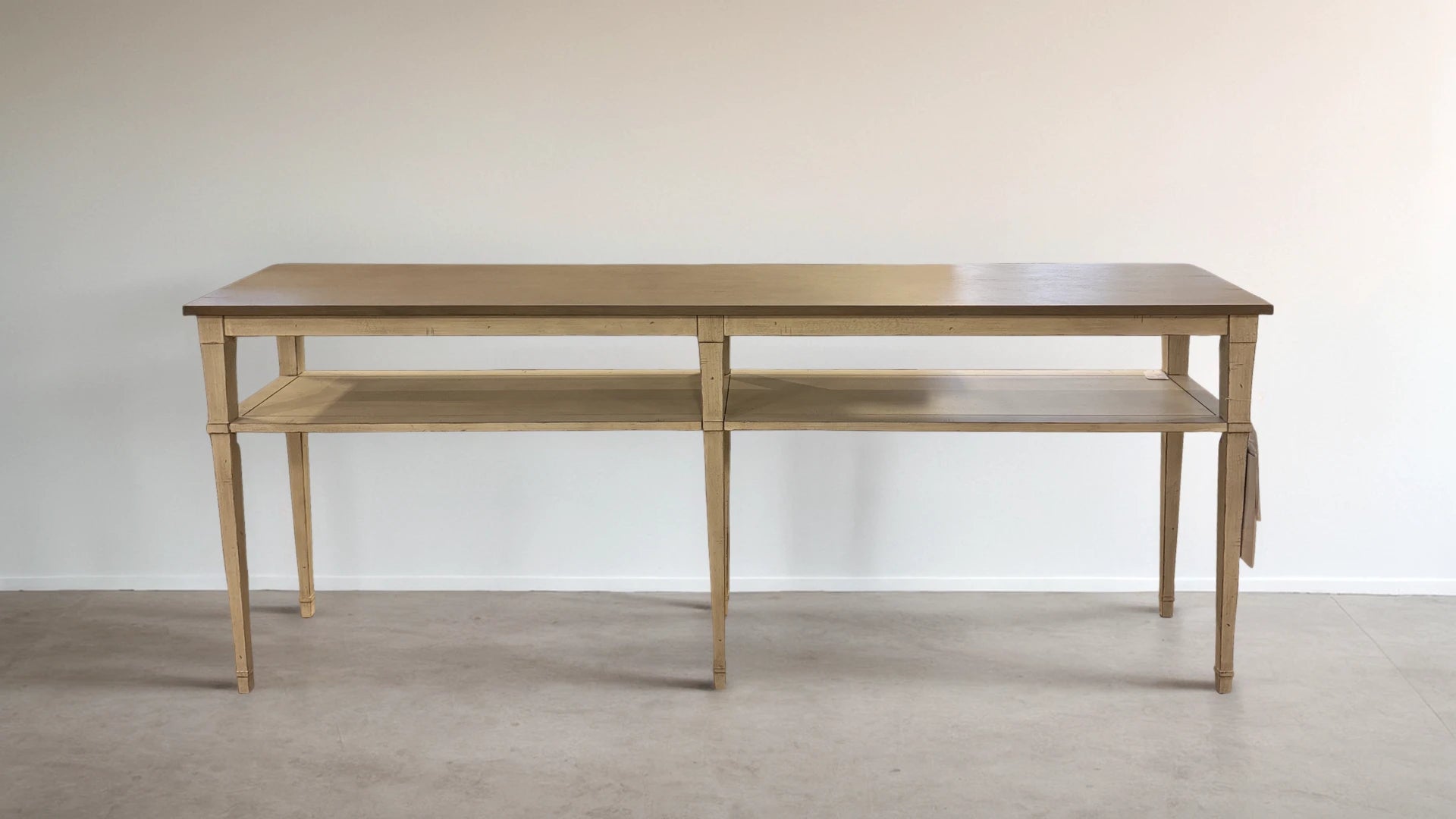 Final Closeout: Two-Toned Console Table