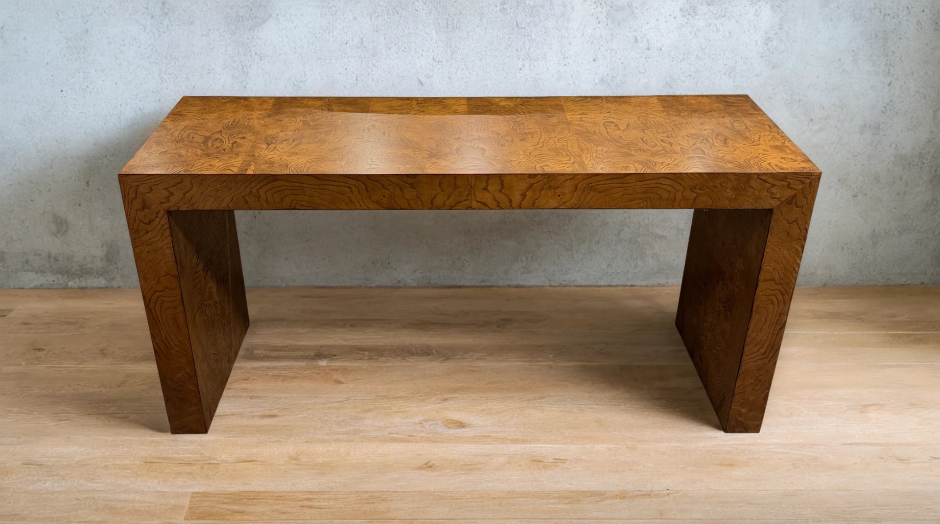 Final Closeout: Burl Console