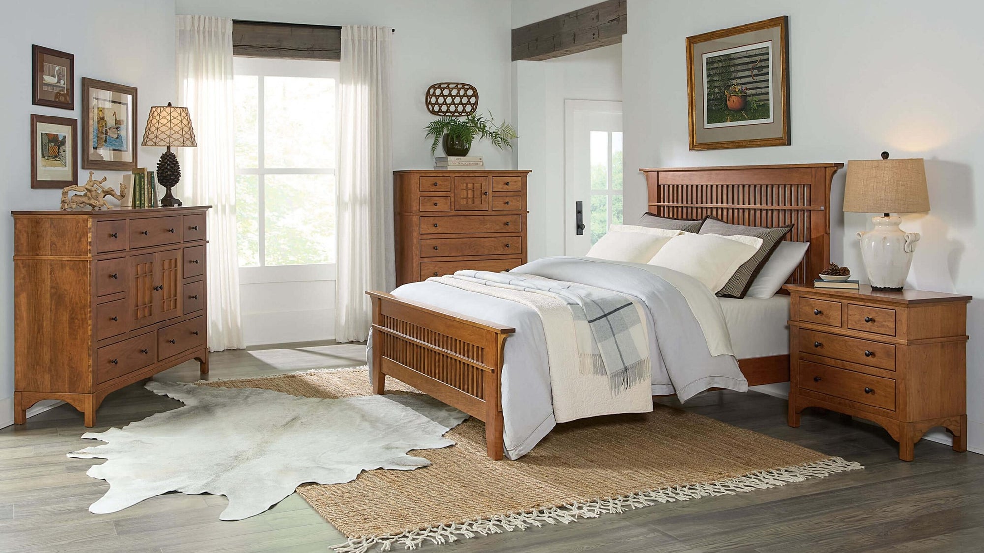 Leonhardt 4 Drawer Nightstand Bob Timberlake American Home Solid Wood