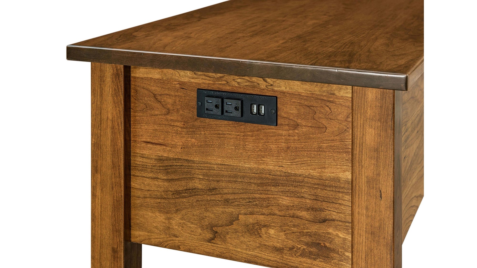 Bob Timberlake Miss Kay's Counter Height Wall Table with Outlets