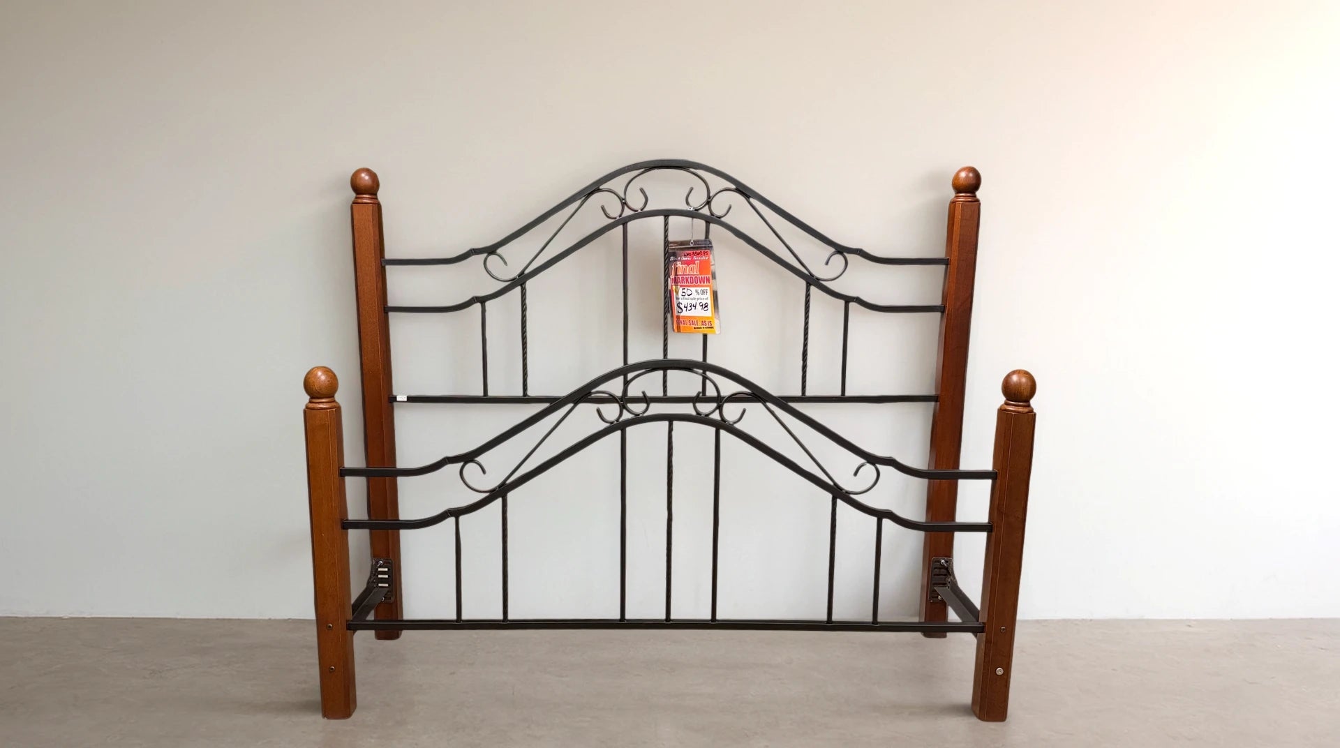 Final Closeout: Metal Bed