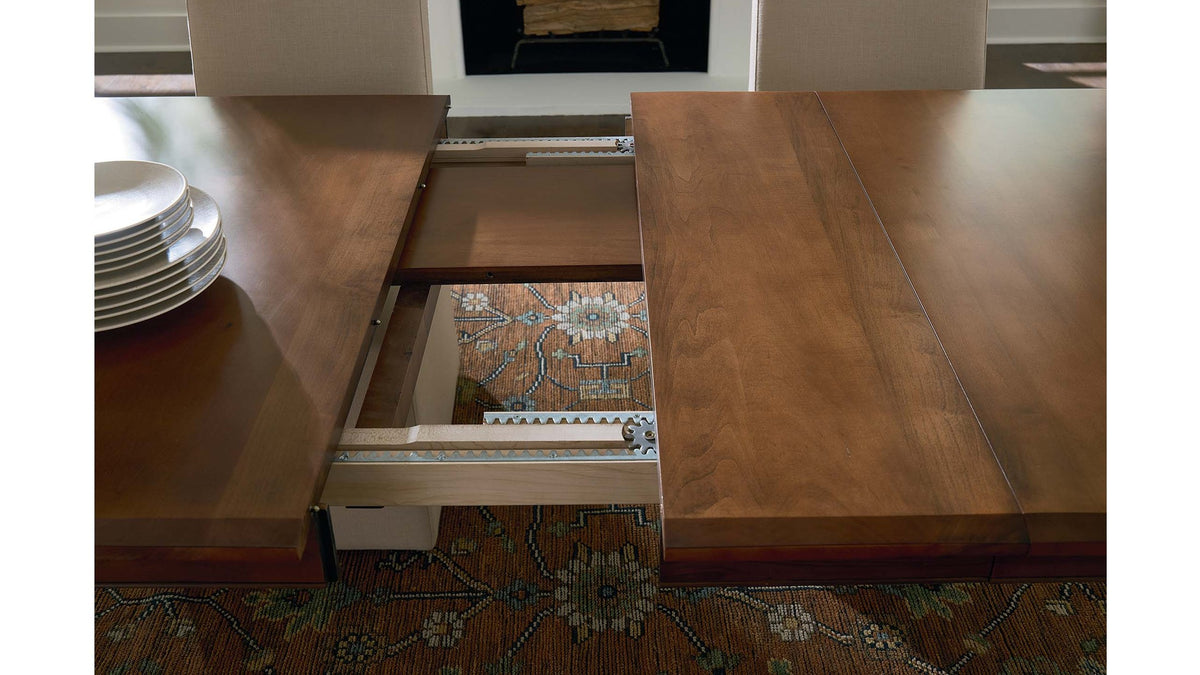 HideAway Solid Maple Gathering Extendable Dining Table