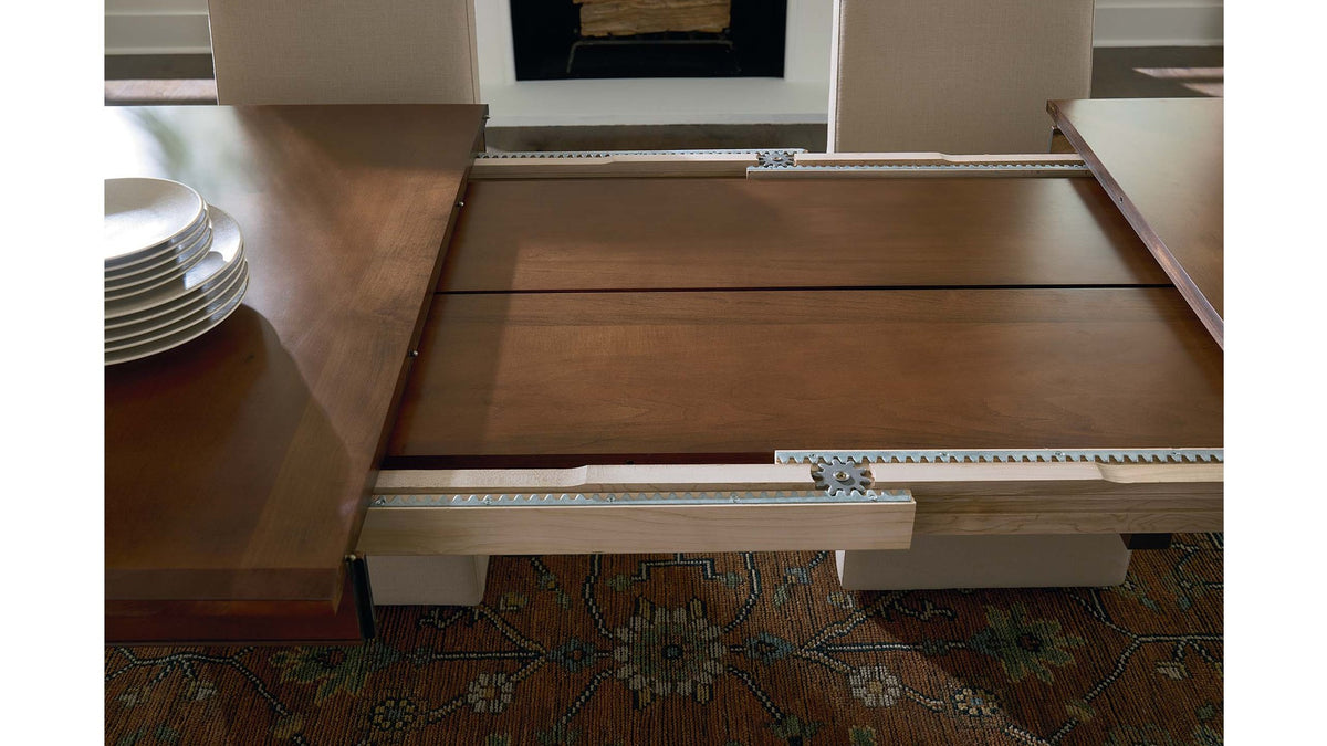 HideAway Solid Maple Gathering Extendable Dining Table