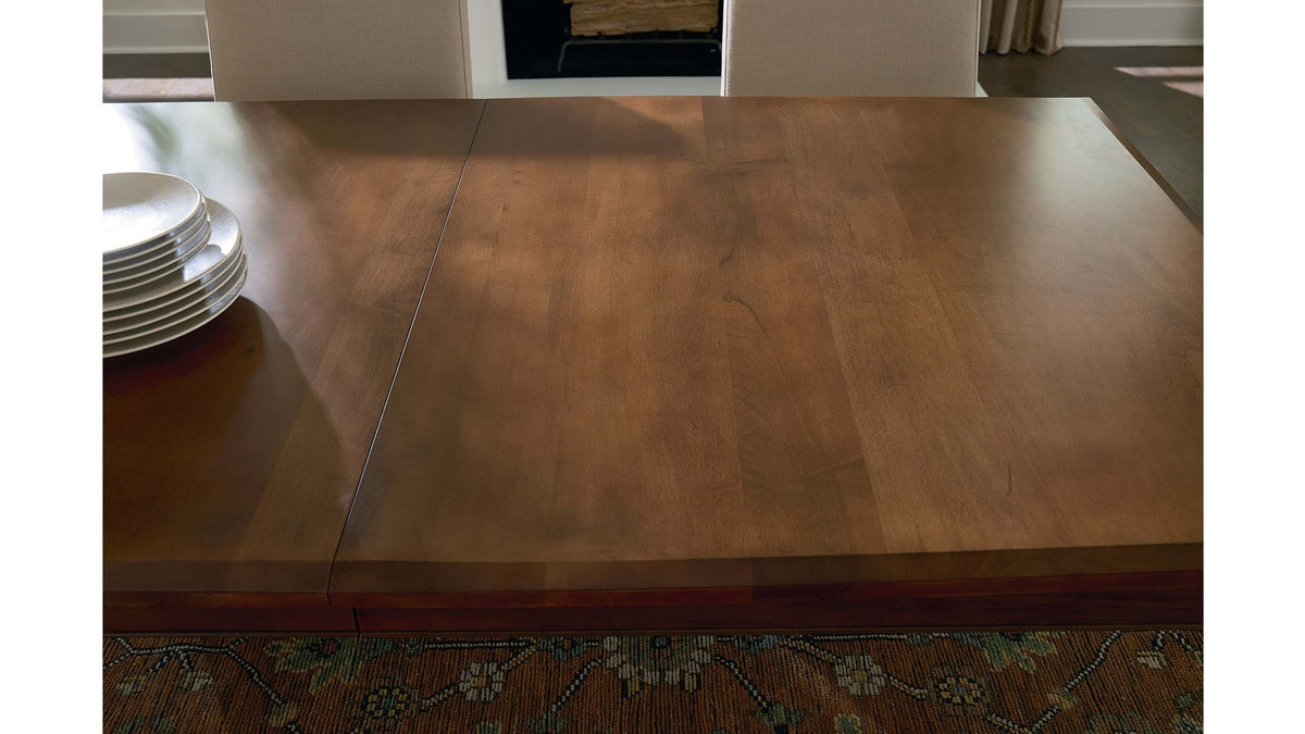HideAway Solid Maple Gathering Extendable Dining Table