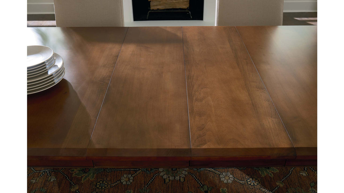 HideAway Solid Maple Gathering Extendable Dining Table