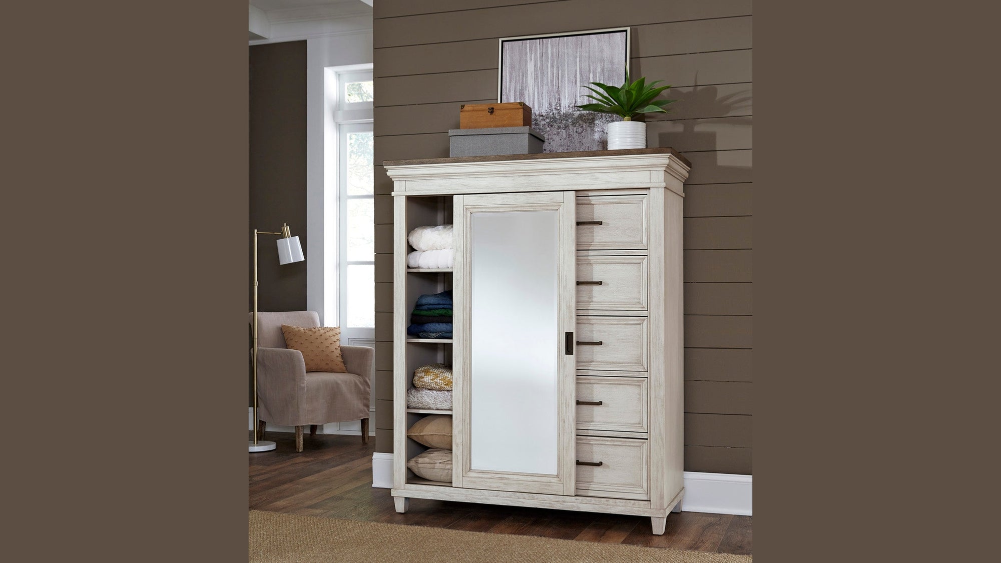 Caraway Collection Sliding Door Chest