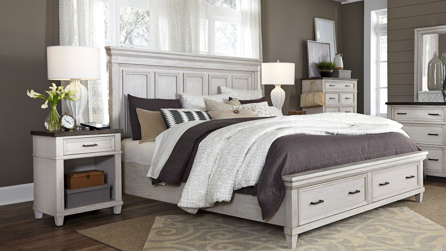 Caraway Panel Bed