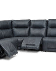 Maverly Reclining Sectional Heavily Cushioned Modular Comfort Sofa with Power Options