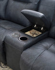 Maverly Reclining Sectional Heavily Cushioned Modular Comfort Sofa with Power Options