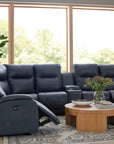 Maverly Reclining Sectional Heavily Cushioned Modular Comfort Sofa with Power Options