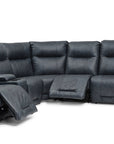 Maverly Reclining Sectional Heavily Cushioned Modular Comfort Sofa with Power Options
