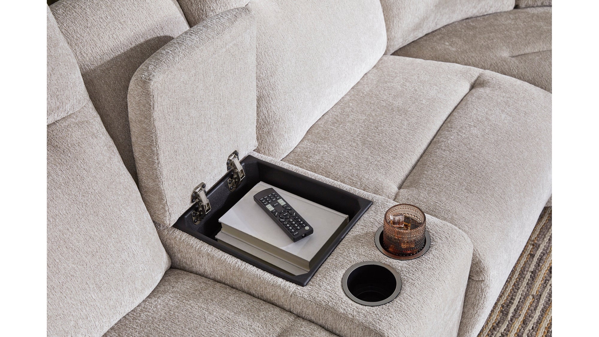 Maverly Reclining Sectional Heavily Cushioned Modular Comfort Sofa with Power Options