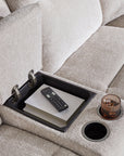 Maverly Reclining Sectional Heavily Cushioned Modular Comfort Sofa with Power Options