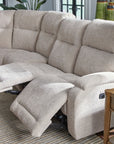 Maverly Reclining Sectional Heavily Cushioned Modular Comfort Sofa with Power Options