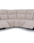 Maverly Reclining Sectional Heavily Cushioned Modular Comfort Sofa with Power Options