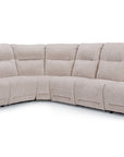 Maverly Reclining Sectional Heavily Cushioned Modular Comfort Sofa with Power Options