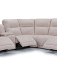 Maverly Reclining Sectional Heavily Cushioned Modular Comfort Sofa with Power Options