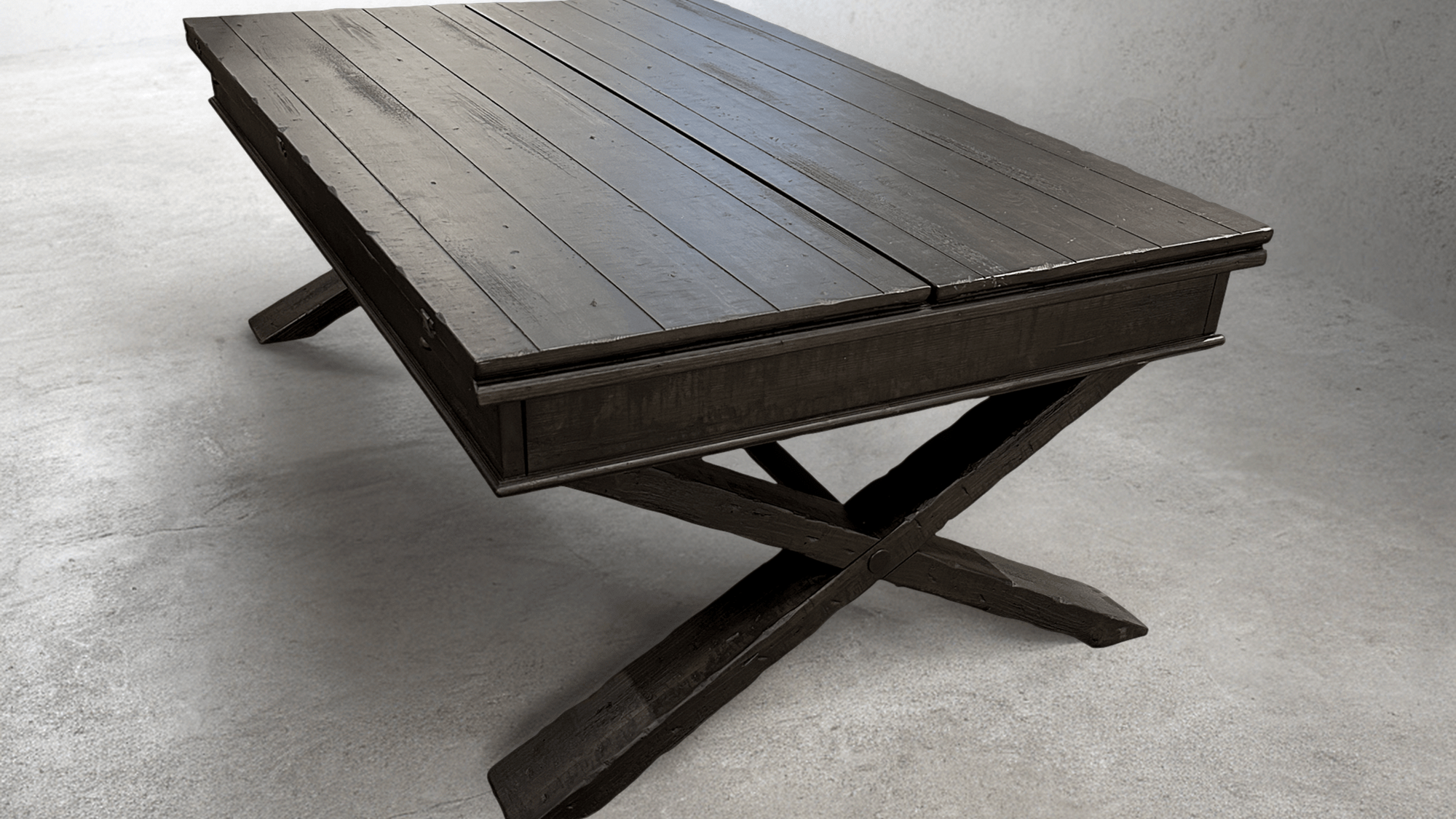 Final Closeout: 3-Piece Deep-Brown Coffee and End Table Set